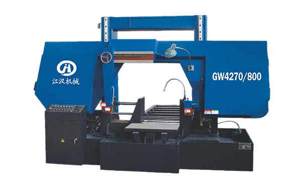 武宁GW4270/800双柱龙门卧式带锯床